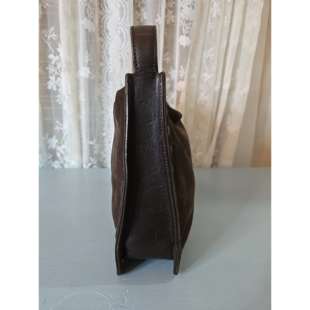 Vintage Coach 9476 Suede NUBUCK shoulder bag, turkey, brown leather (S7) - Picture 2 of 14